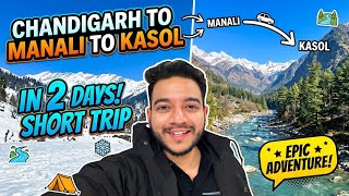 KASOL & MANALI VLOG 🏔️ | Parvati Valley Adventure | Himachal Pradesh Trip