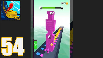 Stack colors - Level 54 | Gameplay Walkthrough (Android, iOS)
