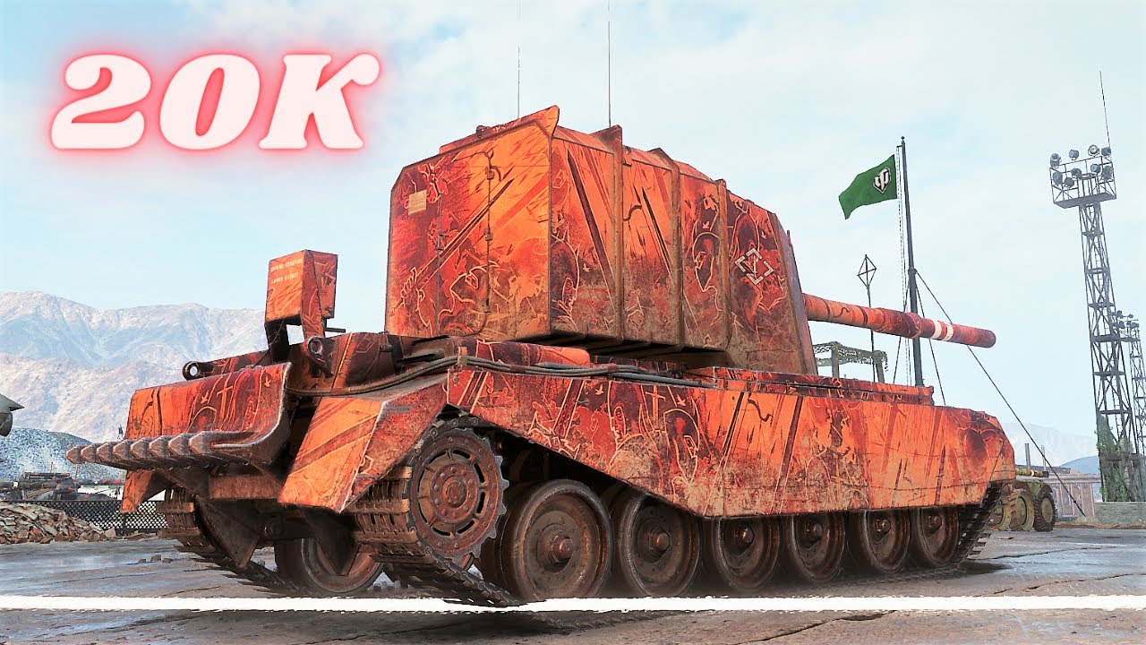 FV4005 Stage II 10K Damage 6 Kills & FV4005 10K dmg World of Tanks