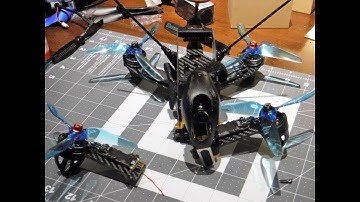 walkera F210 crash in to light pole!! I think i can fix it..