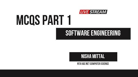 Software Engineering MCQs Part 1 NTA NET Computer Science