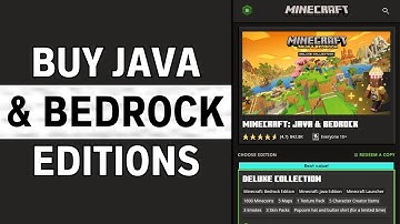 How To Buy Minecraft Java Edition & Bedrock Edition - Full Guide