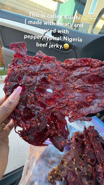 Kilishi, Canada beef jerky. #trending #food #streetfood #shortvideo #reels #shorts #foodlover #food