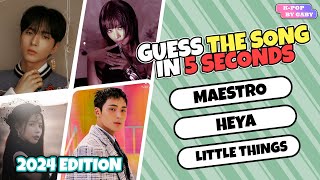 GUESS THE KPOP SONG IN 5 SECONDS #9 | KPOP GAMES