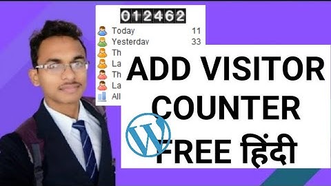 How to add visitor counter in WordPress website | Visitor counter for WordPress 2021