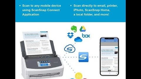 Scanner || Fujitsu ScanSnap iX1600 Wireless Enabled Document & PhotoShop Scanner And Much More