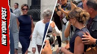 Fan Yells America Loves Luigi as Brian Thompson s Heartbroken Widow and Family Leave Court