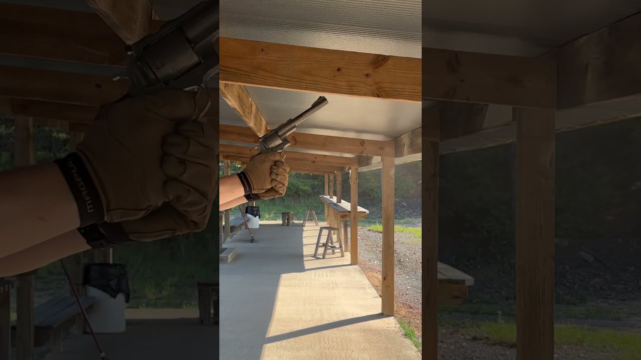 45 Colt Vs 454 Casull Recoil Test Shooting BEARLOADS Shebekicking Ruger Bigbore Shortsfeed