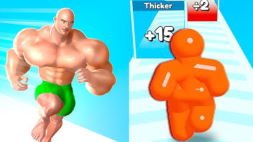 Muscle Rush vs Tall Man Run Android iOS Mobile Gameplay Pikaok25