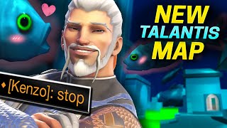 Rank 1 Hanzo bullying STREAMERS in new map (Overwatch 2 Talantis Gameplay)