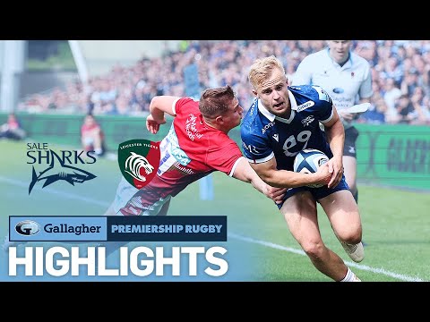 Sale v Leicester - HIGHLIGHTS | What A Tense Semi-Final! | Gallagher Premiership Rugby