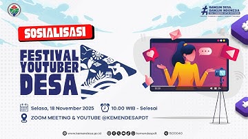 SOSIALISASI FESTIVAL YOUTUBER DESA