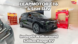 LEAPMOTOR C16 520km Range 6-Seat Pure EV Premium Edition in-depth Walkaround - Big Bear Test Car