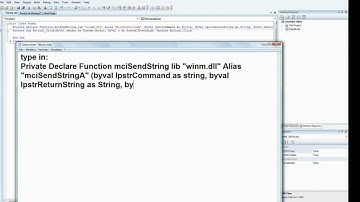 How To Open and Close CD Tray in Visual Basic 6.0