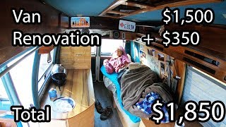 How to Build a Home Made Camper Van  Start to Finish DIY