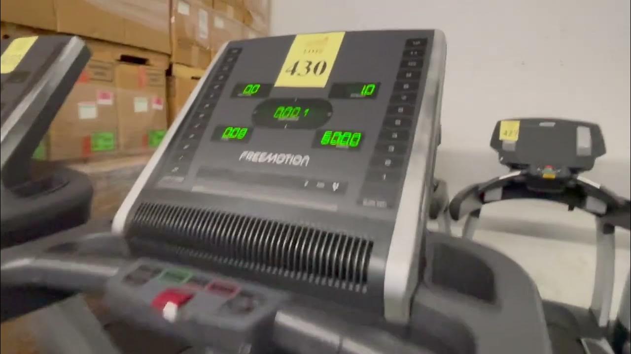 LOT430 FREEMOTION T10.7s REFLEX TREADMILL YouTube