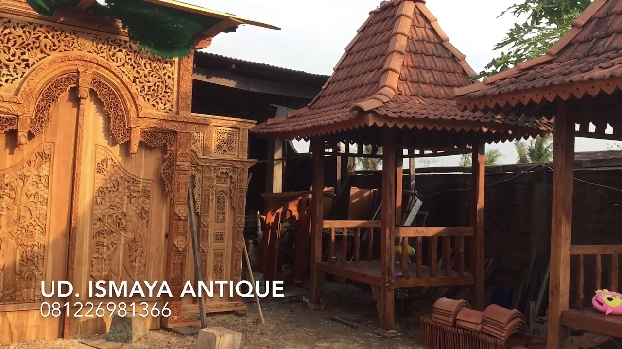 Pusat Gebyok Gazebo Gapura Joglo Mebel dan Rumah  Antik  