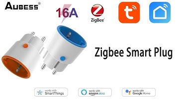 Aubess Zigbee Smart Plug-Smart Home Socket-Alexa, Gooogle Home,SmartThings