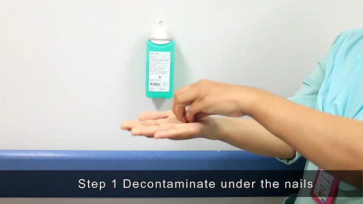 6 Steps of Hand Hygiene with Alcohol-based Handrub