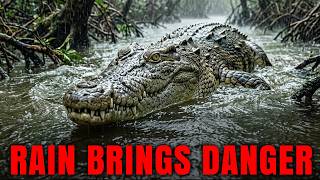 Why Saltwater Crocodiles Suddenly Appear in Flooded Forests Rainfall Pattern Scientists Discovered