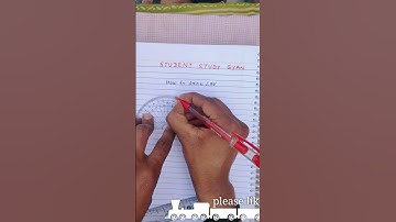 How to draw 80 degree angle #maths #geometrydash