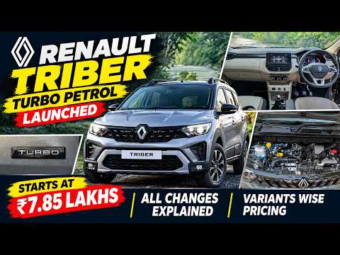 Renault Triber Gets TURBO Petrol Engine! 😍 Price, Features & Variants Explained
