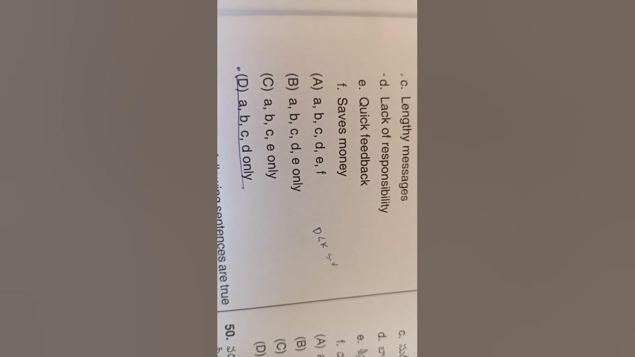 AP SET 2024: Exam Date 28.4.24: Answer Key Paper 1. Unit 4 ...