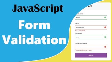 Form Validation using JavaScript | JavaScript Projects | JavaScript Tutorials