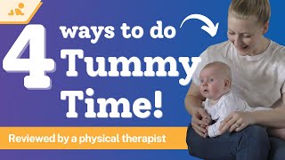 4 Tummy Time Positions, Tummy Time Tips for Newborns and Babies