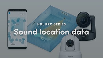 Powerful sound location data — one more advantage of the HDL pro series for larger spaces