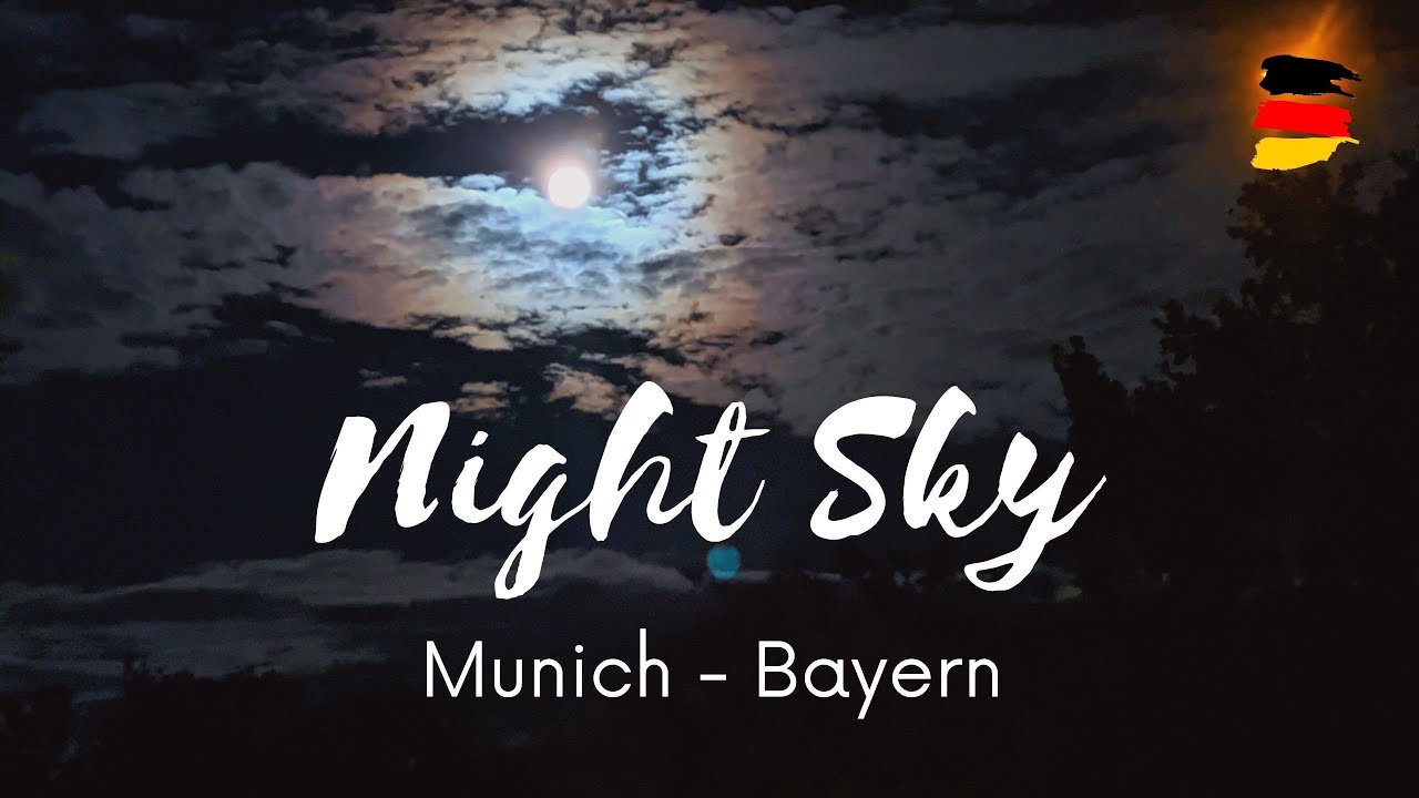 Full Moon - Peaceful night sky in Germany | Mamatus cloud Munich