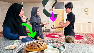 Razieh's attempt to surprise Maryam: Rashid's sudden arrival and her gift