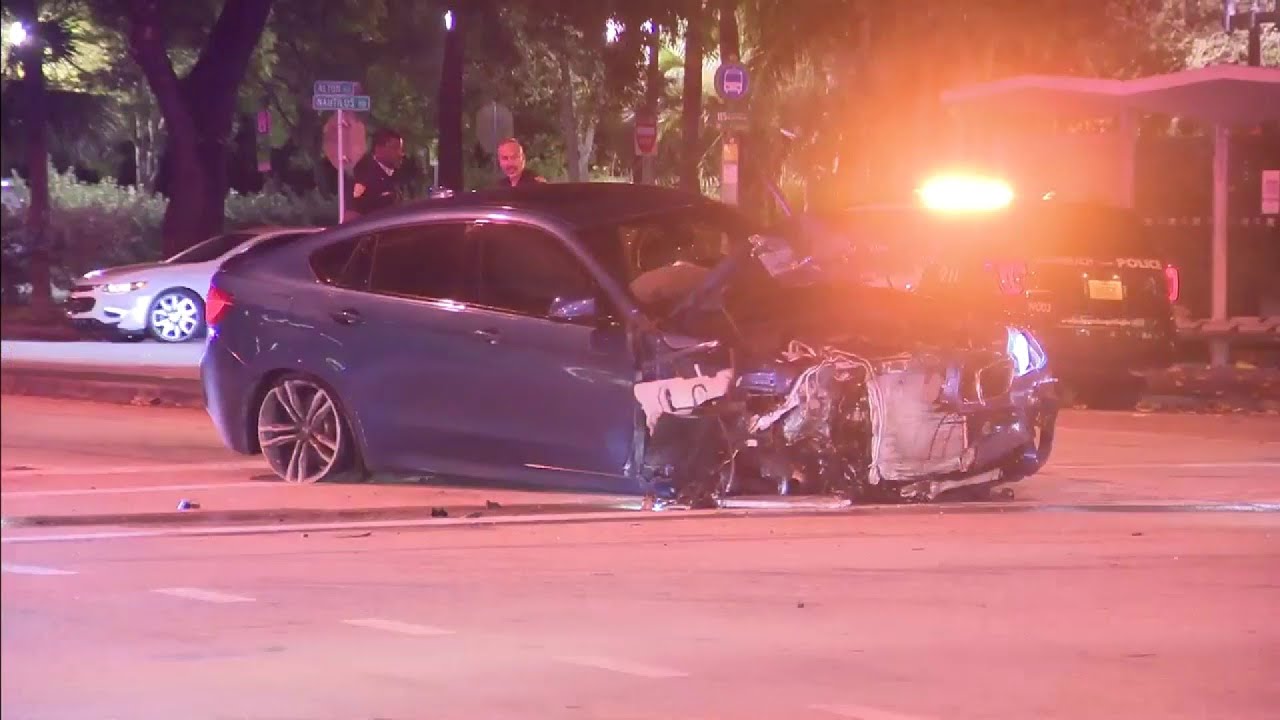 1 suspect arrested after hit-and-run crash in Miami Beach - YouTube