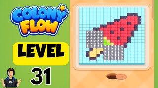 Colony flow Level 31 Full Walkthrough Solution