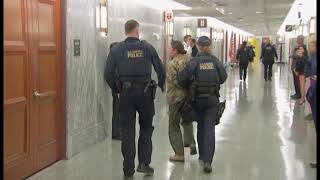 Police yank protesters from Pete Hegseth confirmation hearing