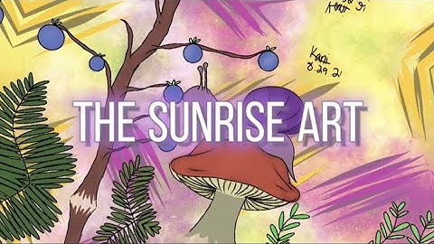 Snail and Mushroom artwork - Procreate Timelapse