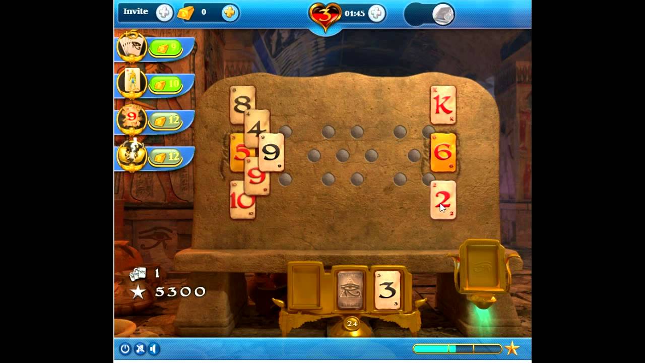 Pyramid Solitaire Saga level 28, 3 stars 😈