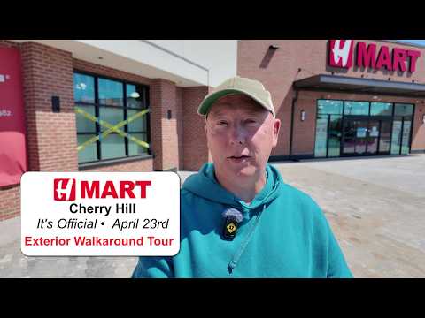 H Mart Cherry Hill eröffnet am 23 April Außenrundgang