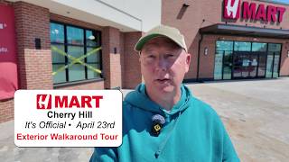 H Mart Cherry Hill Opens April 23rd!  Exterior Walkaround Tour
