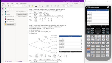 HP Prime Onenote Additional Probability Investigations