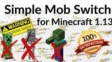 How to Disable Mob Spawning in Minecraft 1.13.0 [ONLY] (and on permanent chunk loading)