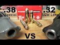 .32 S&W Long VS .38 Special FMJ Ballistic Test