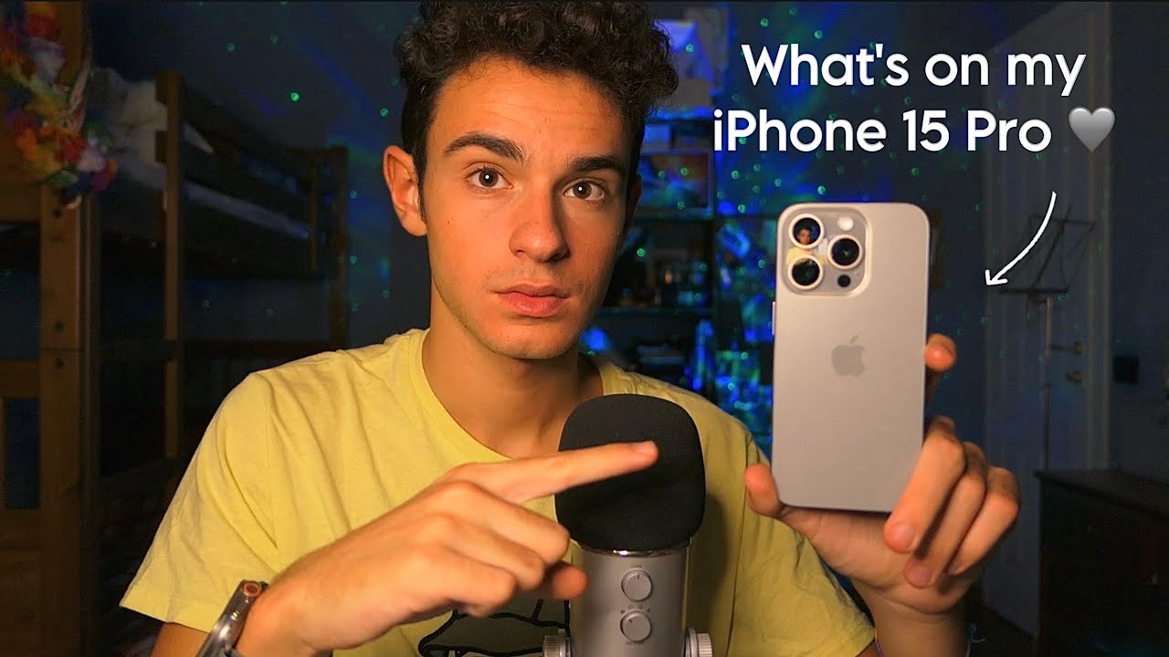 What’s on my iPhone 15 Pro 📲 | ASMR