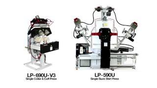 Sankosha Single Buck Shirt Press & Single Collar & Cuff Press (Tensioning Type)