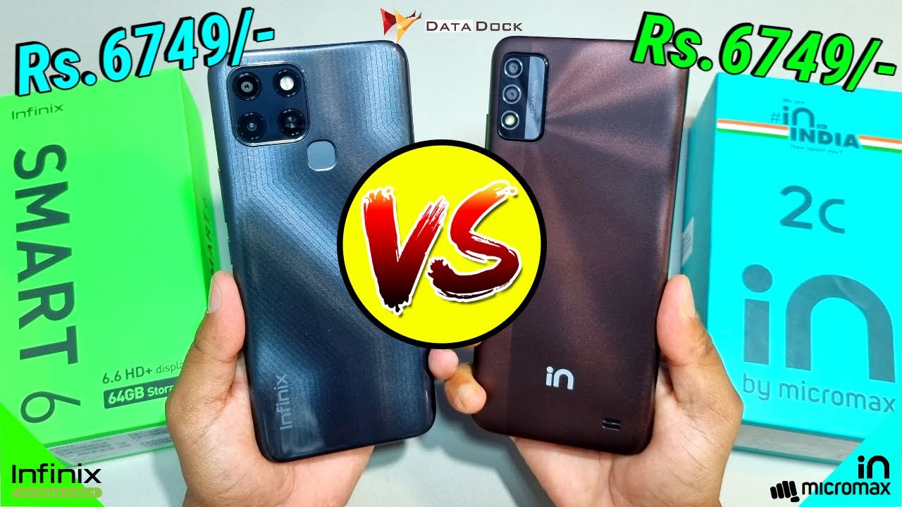Micromax in 2c vs Infinix Smart 6 | Detailed Comparison | Which One You Should Buy ???? Data Dock