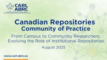 From Campus to Community Researchers: Evolving the Role of Institutional Repositories