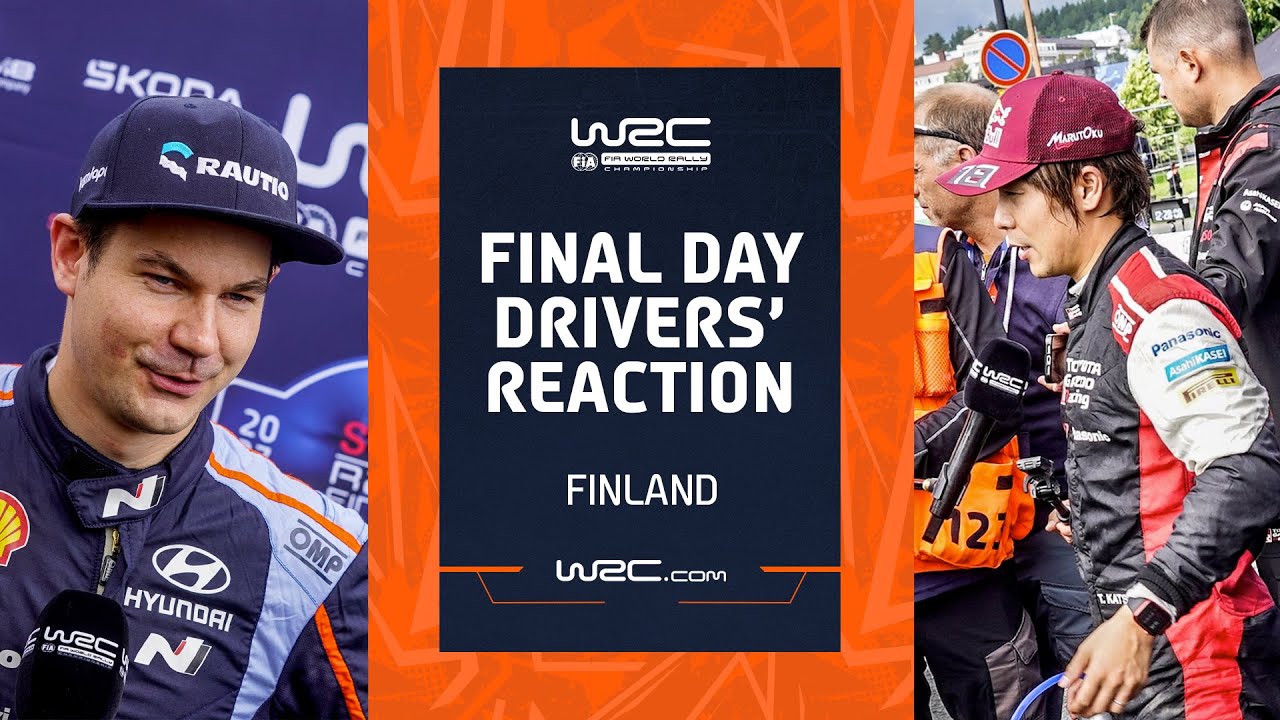 Final Day Drivers' Reaction | WRC Secto Rally Finland 2023