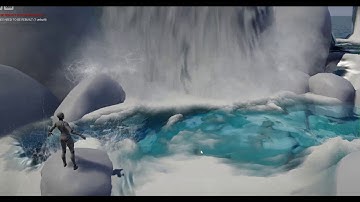 Unreal Engine Waterfall Test