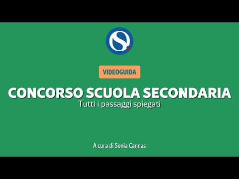 VIDEO TUTORIAL  Concorso scuola secondaria, come fare la domanda: tutti i  passaggi spiegati 