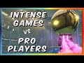 Intense Games VS Pro Players | CLUTCH Air Dribble Double Tap | Grand Champion 3V3